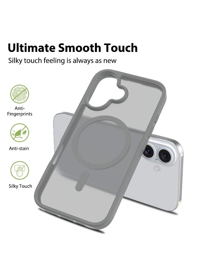 iPhone 16 Skin Feeling Case With MagSafe - Dark Grey - Image 2